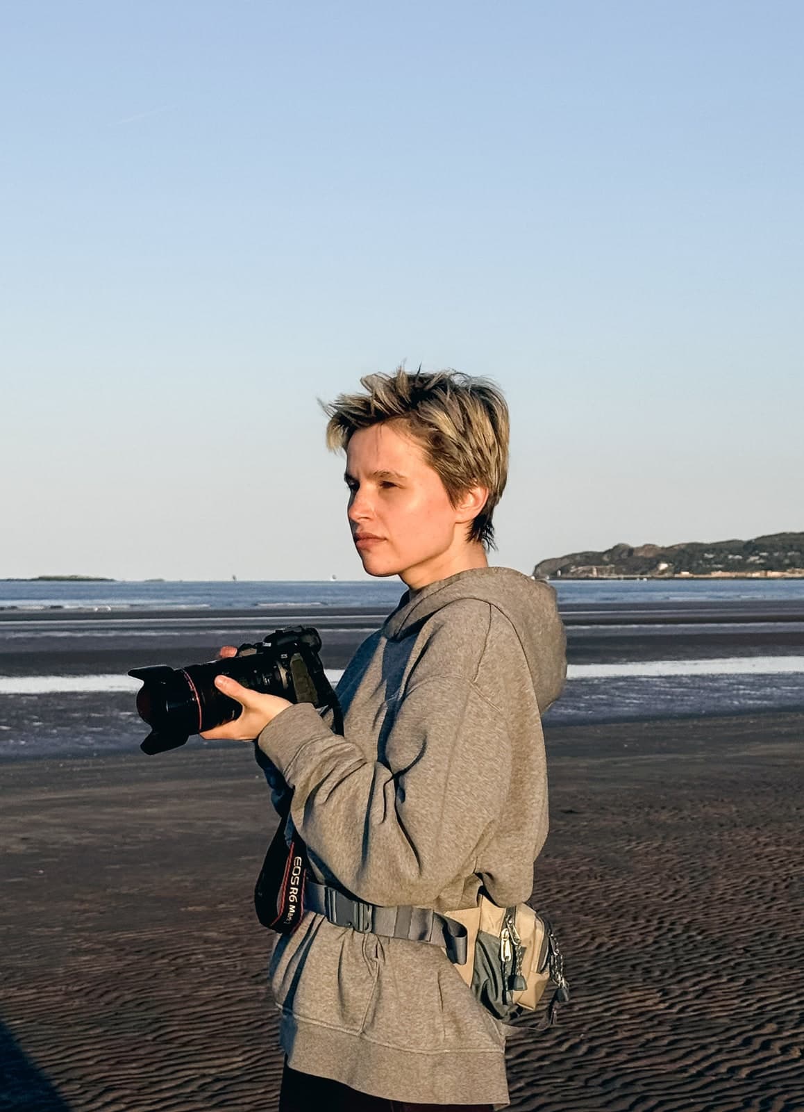 Photographer on the beach