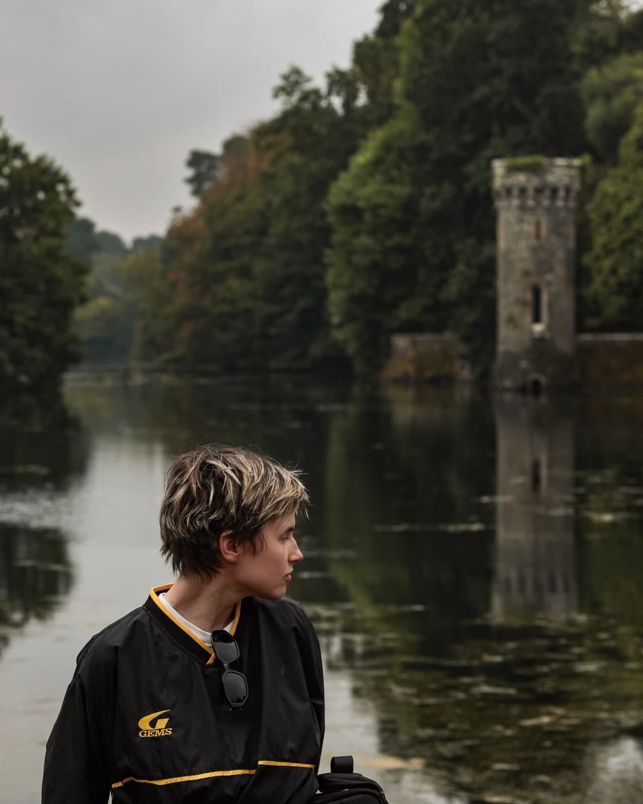 Photographer by the lake